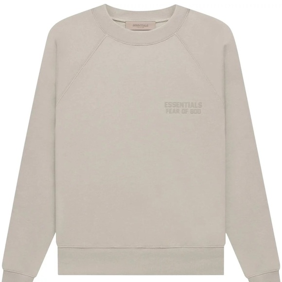 Fear of God Essentials Crewneck Smoke Medium Brand New Tags - Picture 1 of 12